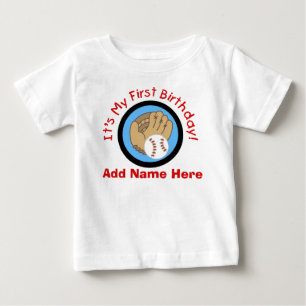 1ra camiseta personalizada del cumpleaños del