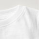 1ra camiseta personalizada del cumpleaños del (Detalle - cuello (en blanco))