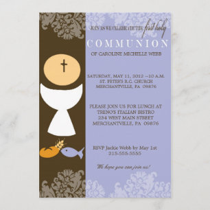 1ra invitación de la comunión del muchacho