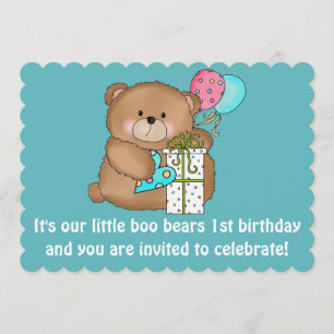 1ra invitación de la fiesta del cumpleaños de poco