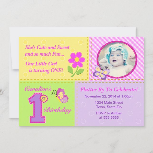 1ra tarjeta de la foto de la invitación 5x7 del (Anverso)