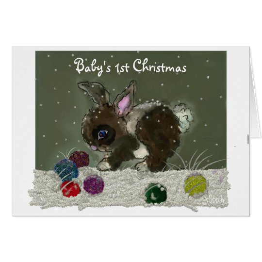 1ra tarjeta de Navidad del bebé