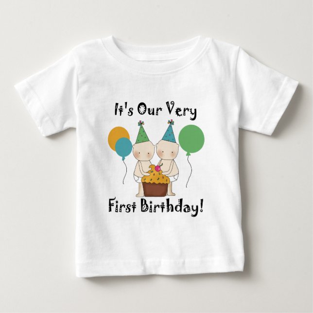 1ras camisetas y regalos del cumpleaños de los (Anverso)