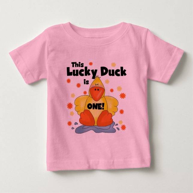 1ras camisetas y regalos del cumpleaños del pato (Anverso)