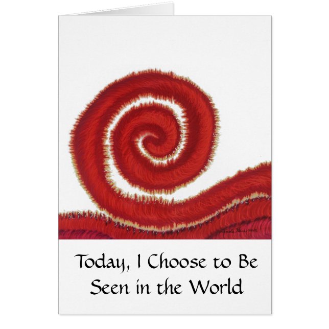 1st-Root Chakra #1- hoy, elijo ser visto adentro (Frente)