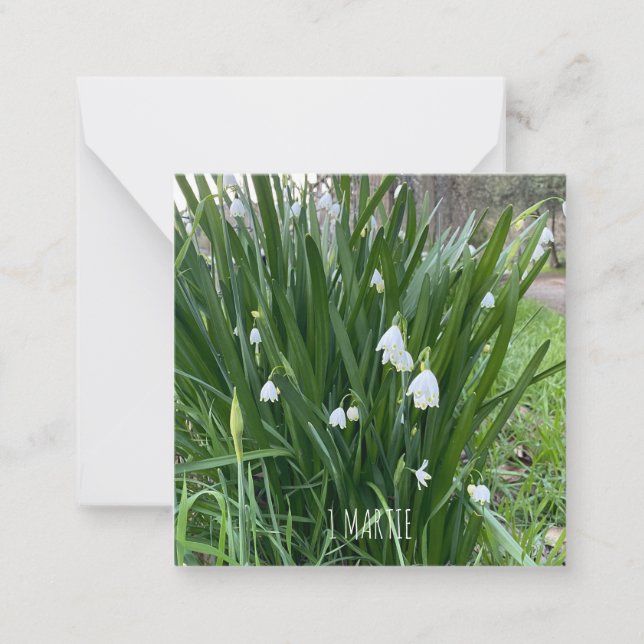 1Tarjeta de nota Martie (Anverso)