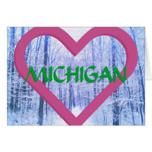 1TARJETA MICHIGAN HEART WINTERWOODS