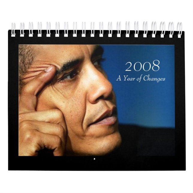 2008, año de cambios - calendario de Barack Obama (Tapa)