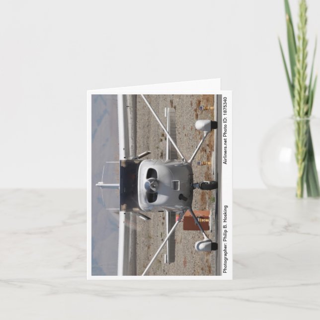 2008 Cessna 172 Skyhawk SP Tarjeta de nota fotográ (Anverso)