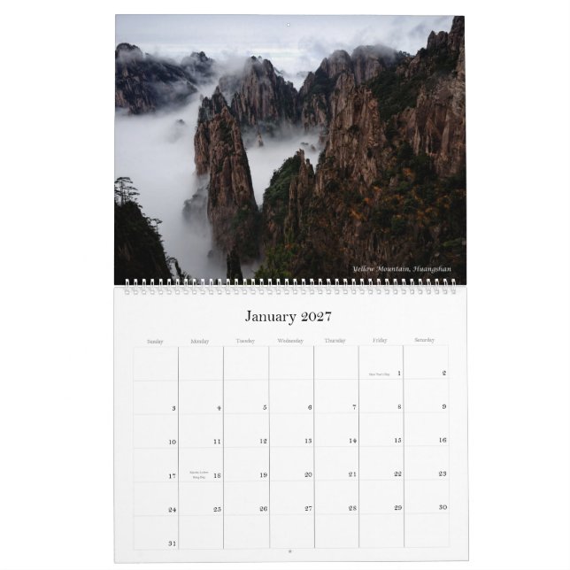 2009 calendario - imágenes de China (Jan 2027)
