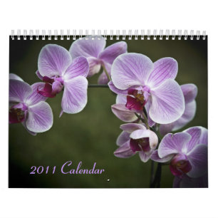 2011 calendario - flores
