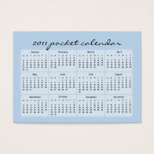 2011 calendarios florecientes rosados del bolsillo