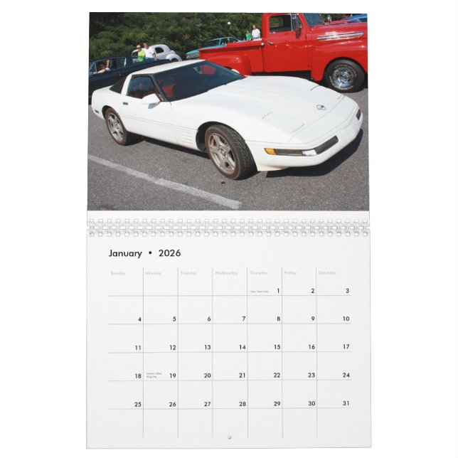 2011 Corvettes estupendos del calendario (Jan 2026)
