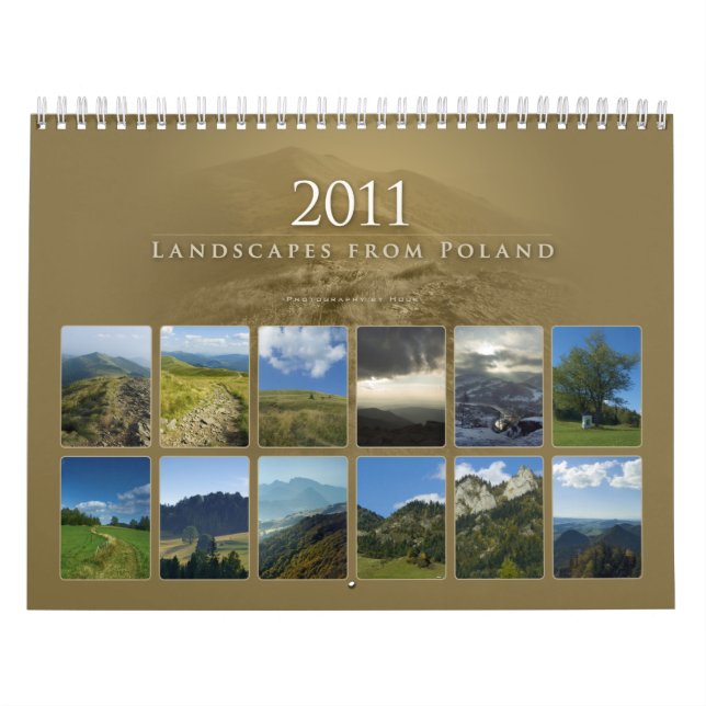 2011 paisajes de Polonia - calendario (Tapa)