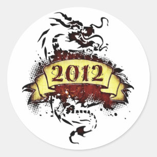 2012 - Año del dragón - Pegatinas