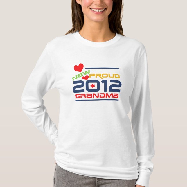 2012 camisetas y regalos orgullosos de la abuela (Anverso)