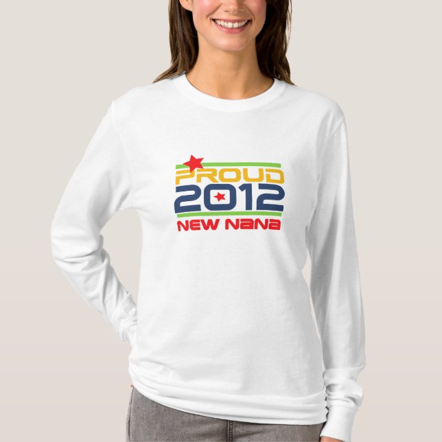 2012 camisetas y regalos orgullosos de Nana (Anverso)