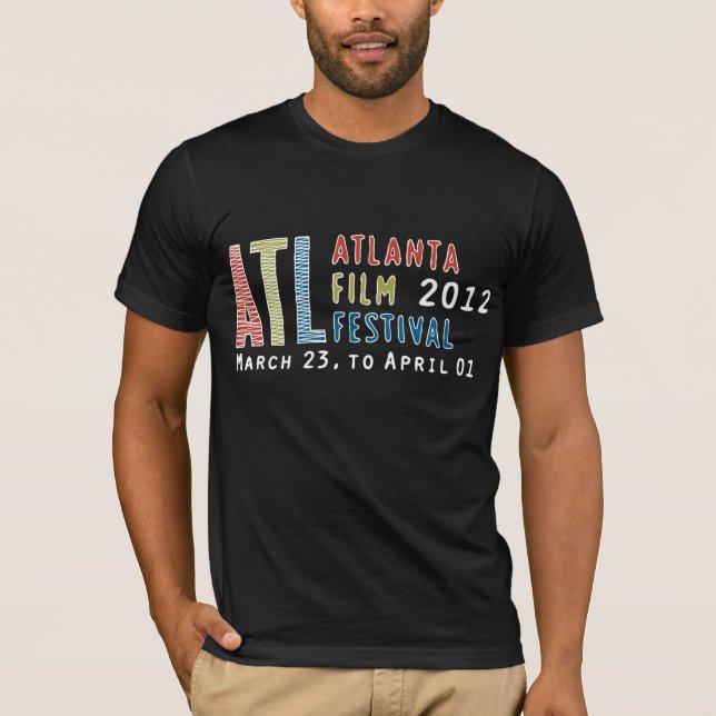 2012 Fest de la película de Atl - camiseta negra (Anverso)