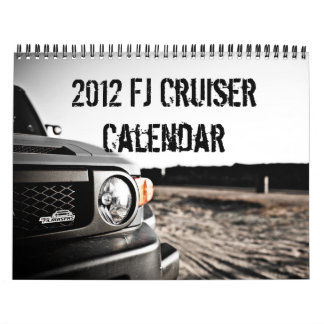 2012 tan calendarios del crucero de la caloría FJ