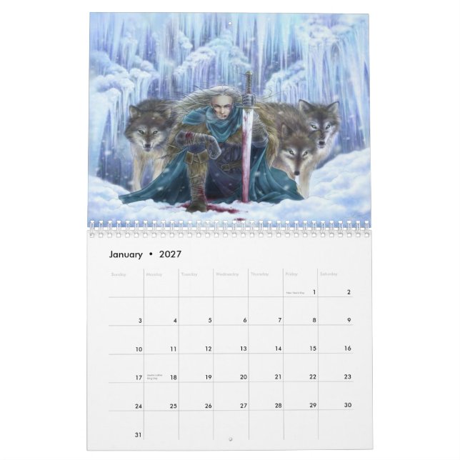 2013 calendario de la fantasía - arte de Mitzi (Jan 2027)