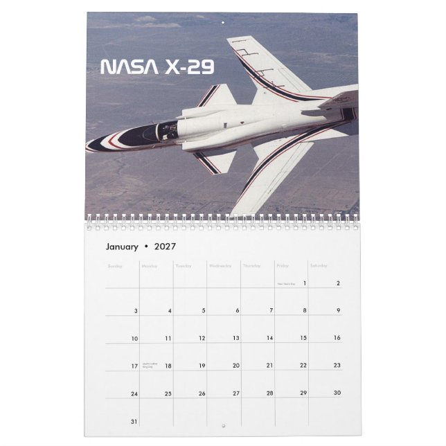 ¡2013 calendario del AEROPLANO - FELIZ AÑO NUEVO! (Jan 2027)