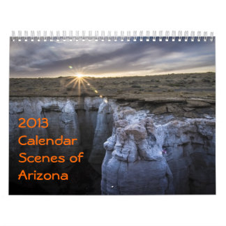 2013 calendario - escenas de Arizona