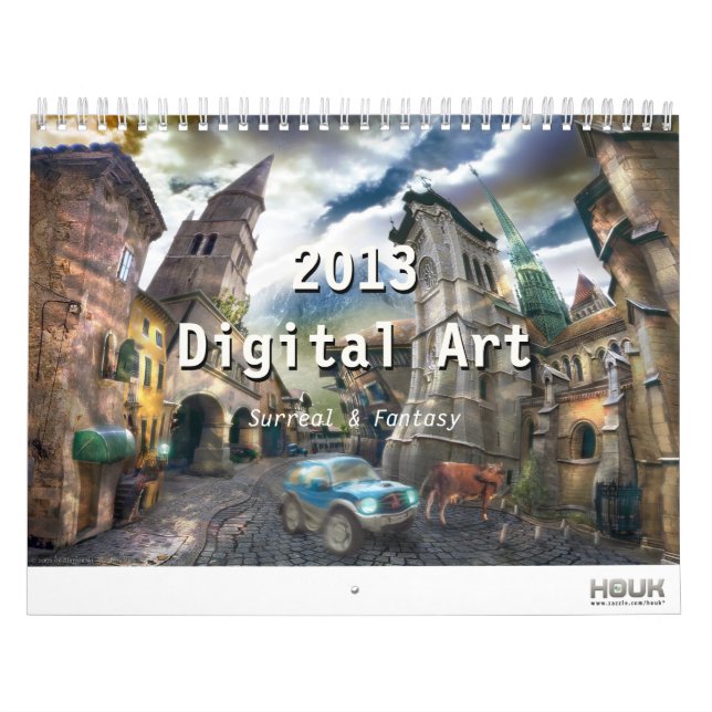 2013 Digital Surreal & Fantasy Art - Calendario de (Tapa)