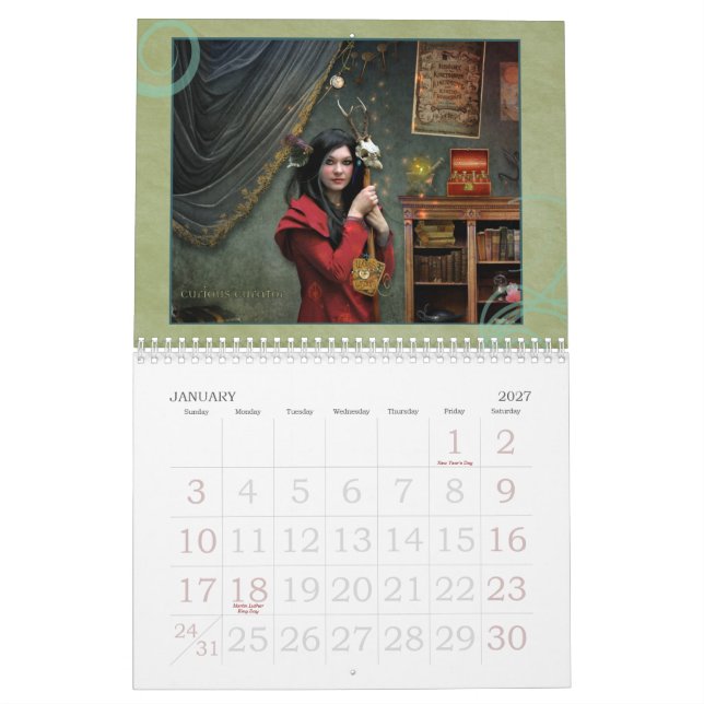 2013 hembras de calendario de la fantasía (Jan 2027)
