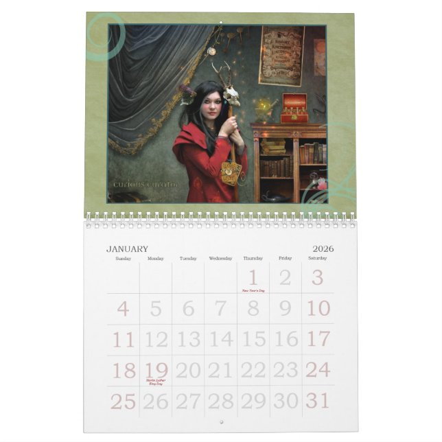 2013 hembras de calendario de la fantasía (Jan 2026)