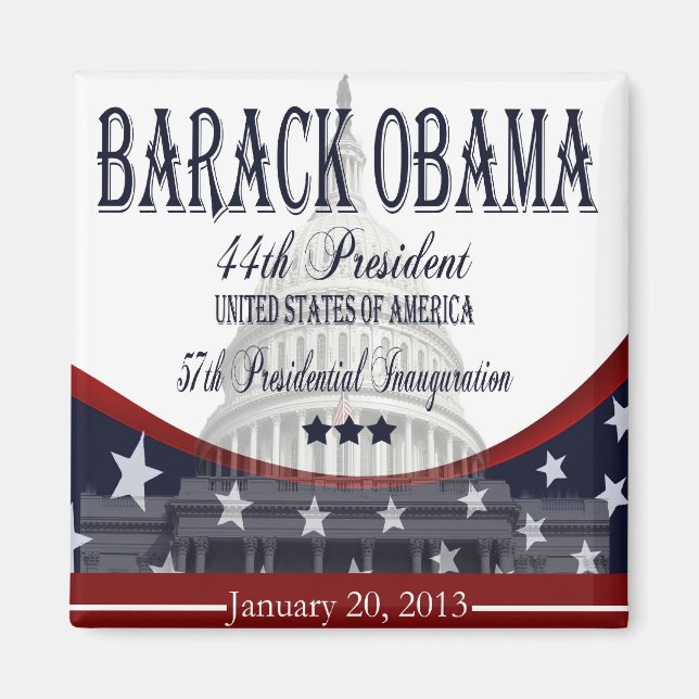 2013 Inauguración del imán Obama (Frente)