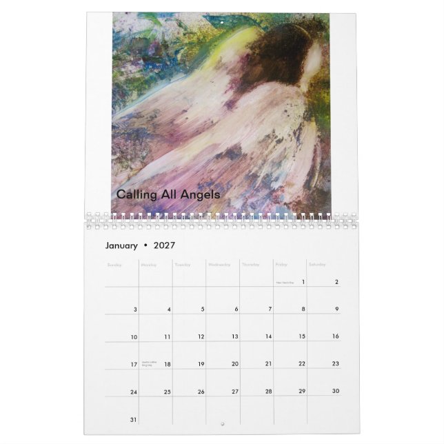 2013 pinturas del calendario de Deborah Nell (Jan 2027)