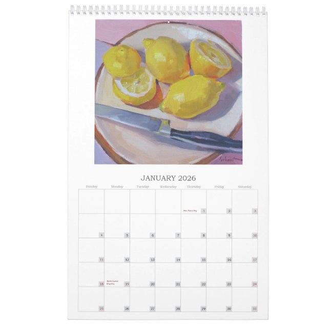 2013: Un calendario de pinturas de Sarah Sedwick (Jan 2026)