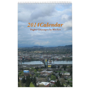 2014 paisajes urbanos del calendario el   Fuglee
