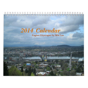 2014 paisajes urbanos del calendario el   Fuglee