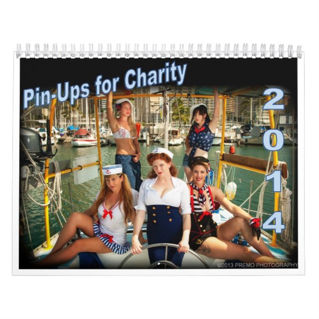 2014 PinUps para el calendario de la caridad (Tapa)