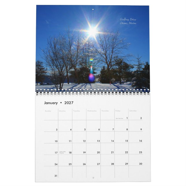 2015 calendario - escenas de la naturaleza de (Jan 2027)