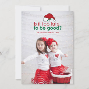 2015 ¿Es demasiado tarde para ser bueno? Foto comp