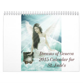 2015 sueños de Ginebra calendario de 15 meses