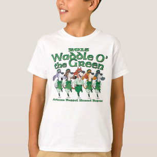 2015 Waddle O la camisa del niño verde