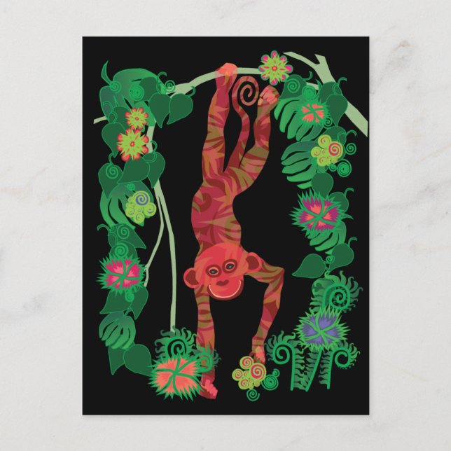 2016 años de las postales del mono (Anverso)