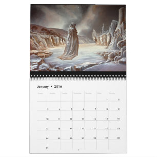 ~ 2016 del calendario del arte Philip Rubinov