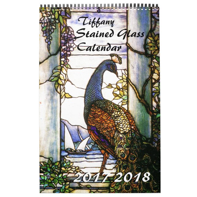 2017 2018 calendarios de la naturaleza del vitral (Tapa)