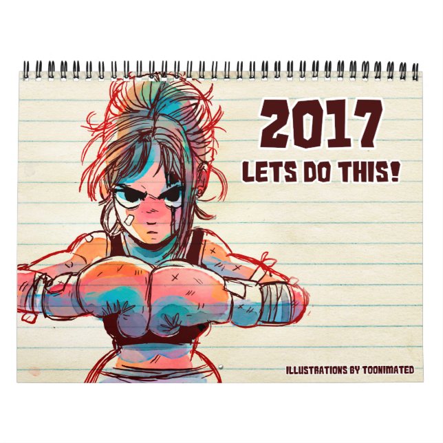 2017 "¡Hagamos esto!" Calendario (Tapa)