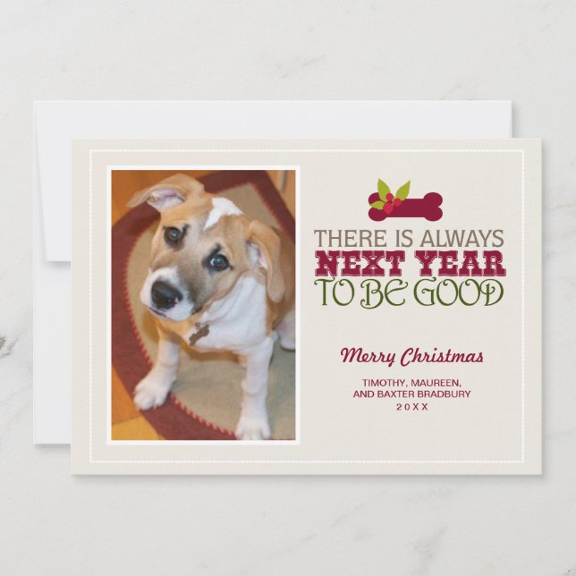 2017 Siempre hay el próximo año | Tarjeta fotográf (Anverso)