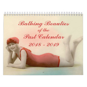 2018 - 2019 bellezas de baño del último calendario