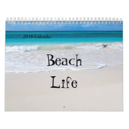 2018 calendario de doce meses - diversas escenas