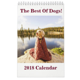 ¡2018 el mejor de perros! Calendario