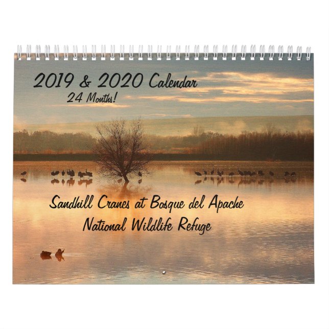 2019/2020 calendario de la fauna de los animales (Tapa)