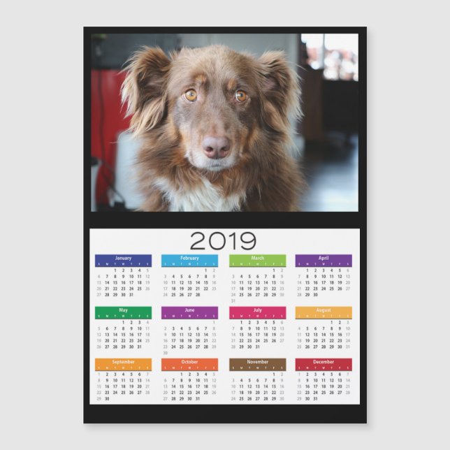 2019 Agregar un calendario fotográfico personaliza (Anverso)