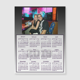 2019 mini calendarios personalizados del imán de
